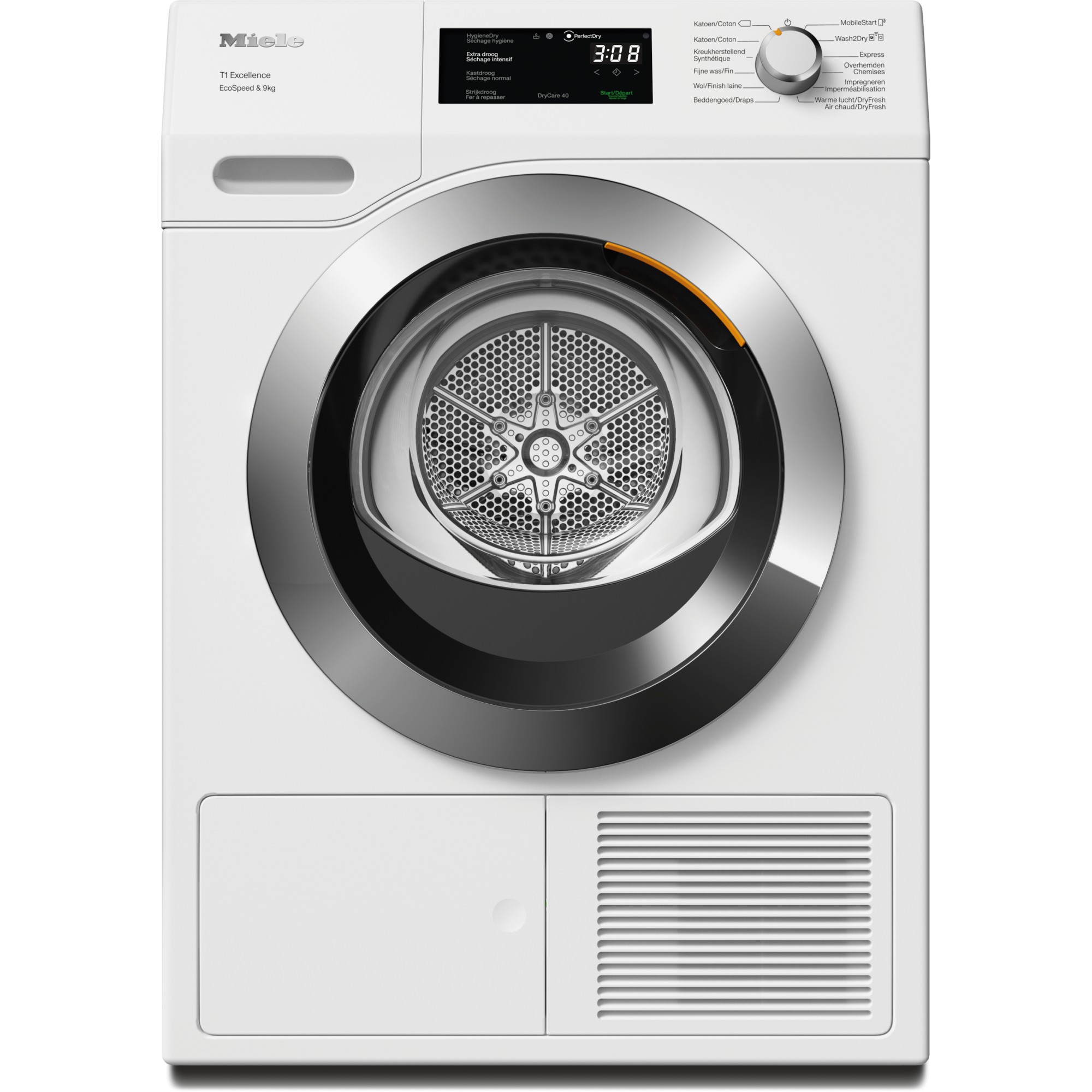 Uscător cu pompă de căldură Miele TEH 795WP EU1 LW EcoSpeed 9 kg 1 Uscător cu pompă de căldură Miele TEH 795WP EU1 LW EcoSpeed 9 kg - imagine 1